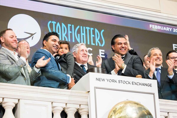 Starfighters Space rang Friday's Opening Bell Starfighters Space rang Friday's Opening Bell