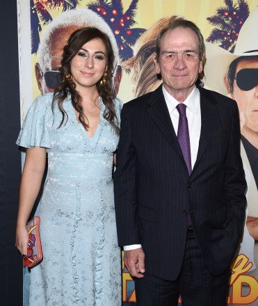 HOLLYWOOD, CA - DECEMBER 07: Actor Tommy Lee Jones and daughter Victoria Jones arrive at the premiere of 'Just Getting Started' at ArcLight Hollywood on December 7, 2017 in Hollywood, California. (Photo by Axelle/Bauer-Griffin/FilmMagic)