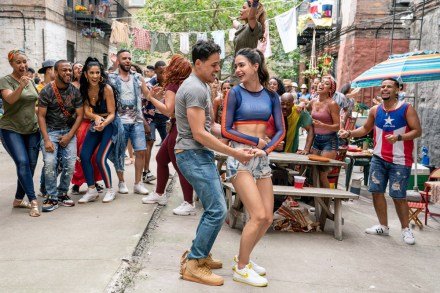 IN THE HEIGHTS, foreground from left: Anthony Ramos, Melissa Barrera, 2020. ph: Macall Polay / © Warner Bros. / Courtesy Everett Collection