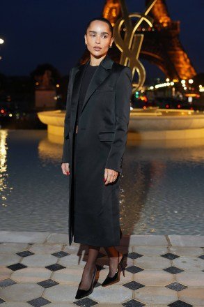 Zoe Kravitz Saint Laurent show, Arrivals, Spring Summer 2023, Paris Fashion Week, France - 27 Sep 2022