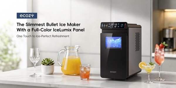 The Slimmest Bullet Ice Maker with Full-Color IceLumix Panel